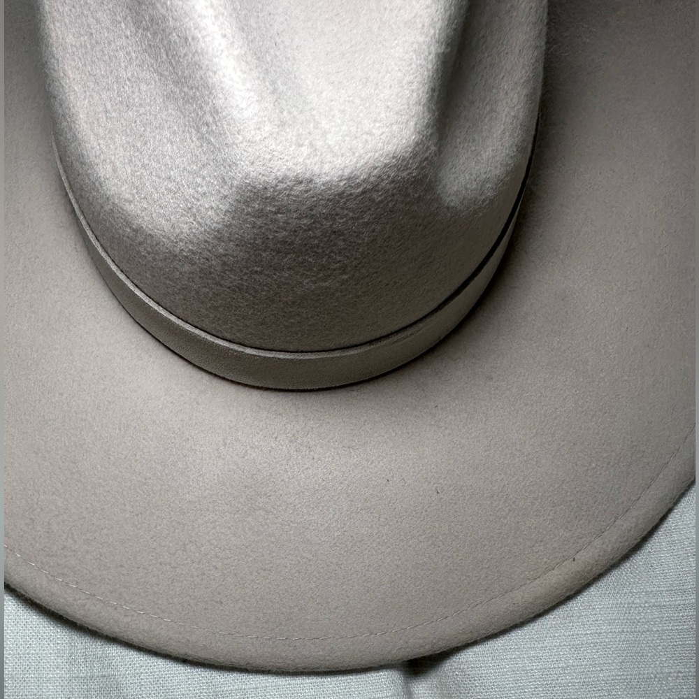 Free People 100% Wool Rancher Hat in Bone - Picture 12 of 16